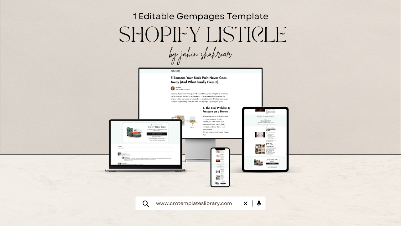 Artuvate Shopify Gempages Listicle Template