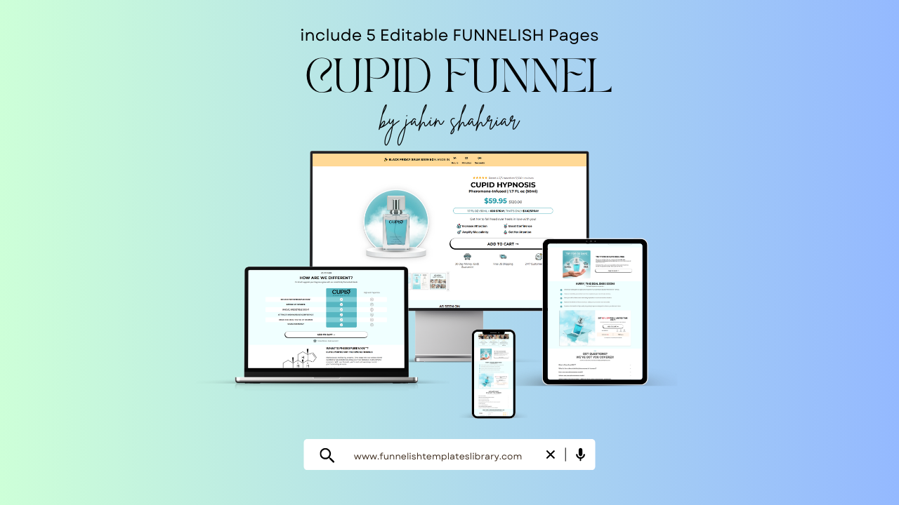 Cupids Fragrances Funnelish Templates