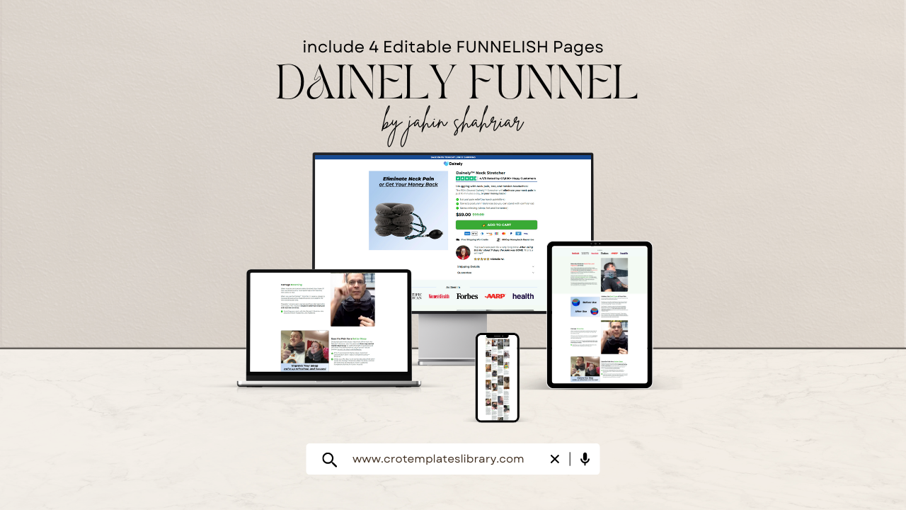 Dainely Neck Stretcher Funnelish Templates