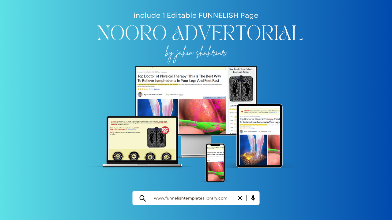 Nooro Funnelish Advertorial Template