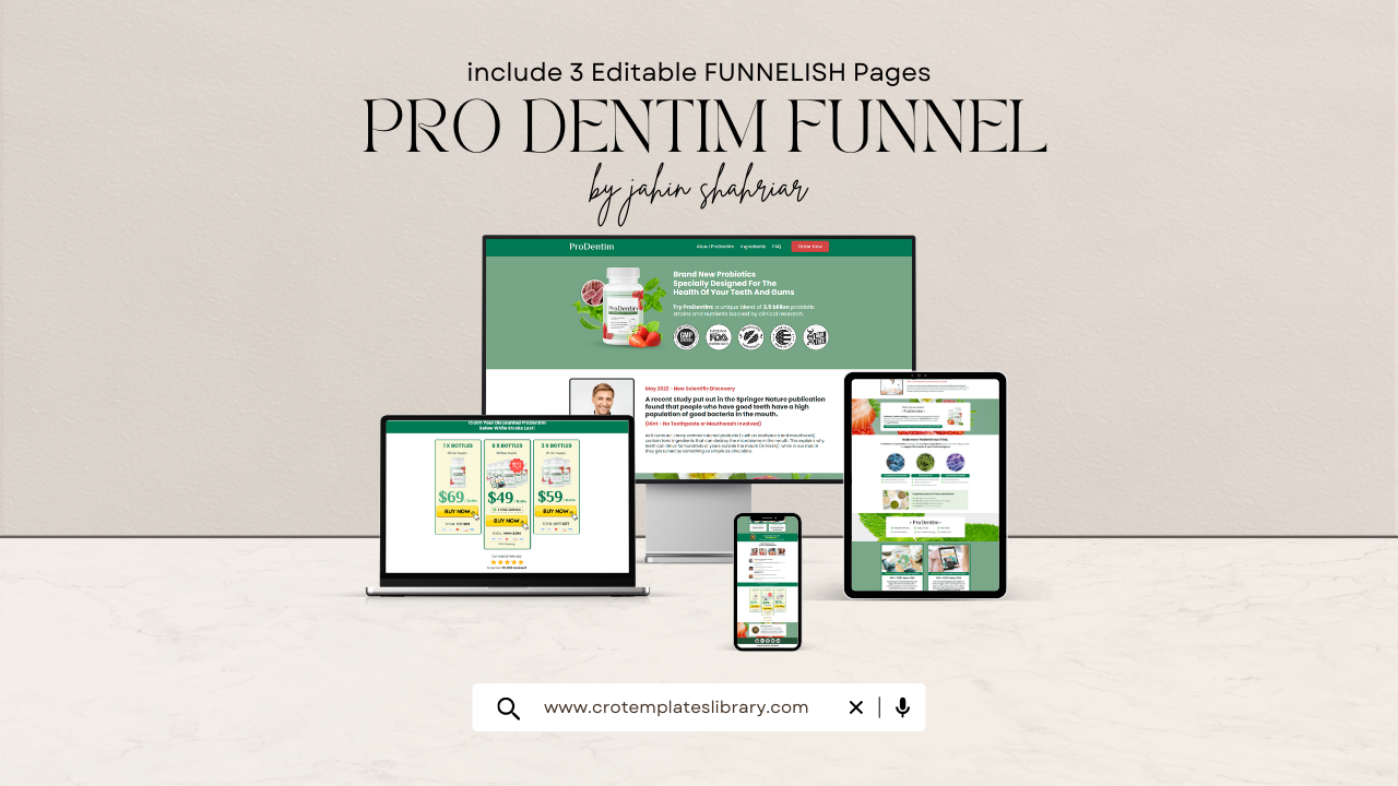ProDentim ClickBank Funnelish Templates