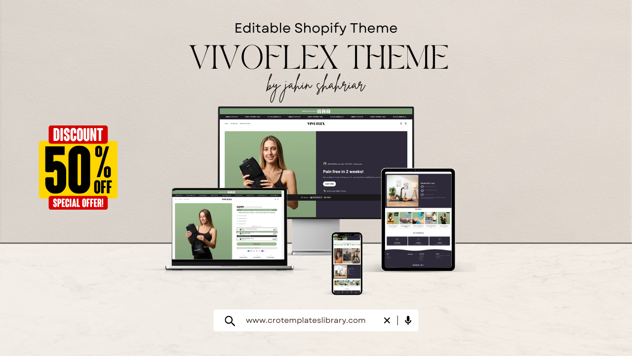 VivoFlex Shopify Theme π FlexStrap One Product Store Shopify Theme