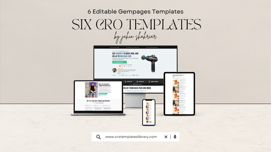 6 Conversion Optimized Gempages Templates