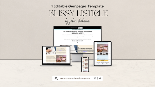 Blissy Shopify Listicle Template (Gempages Listicle Template)