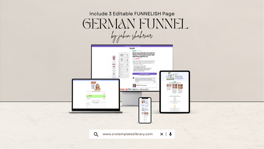 Women Beauty & Personal Care Funnelish Template