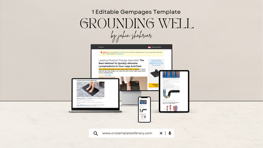 GroundingWell Gempages Advertorial Template
