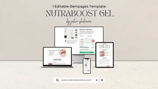 NutraBoost Gempages Product Page Template